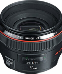 Canon 50mm F1.2L top angle