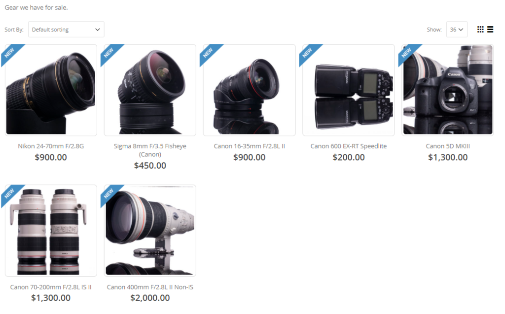 Digital Lens Rental